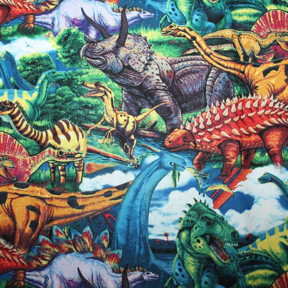 Dinosaur Fabric - 1+ Yard